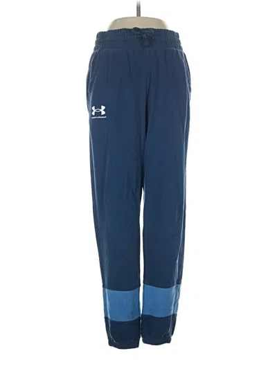 Pre-owned Under Armour Track Pants In Blue