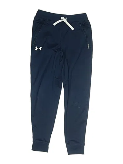 Pre-owned Under Armour Kids' Track Pants In Blue