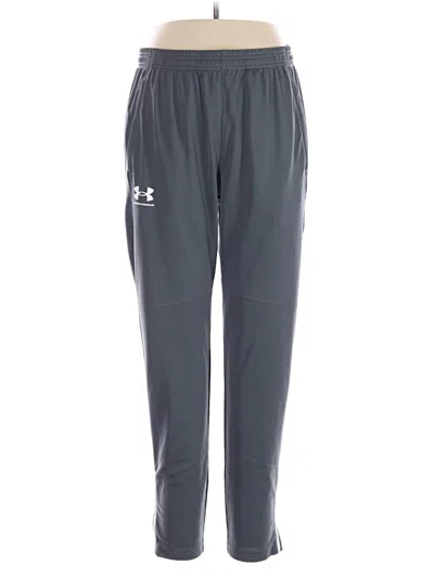 Pre-owned Under Armour Track Pants In Gray