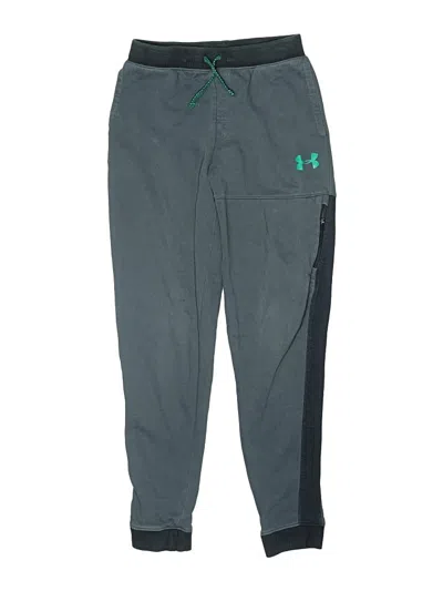 Pre-owned Under Armour Kids' Track Pants In Gray