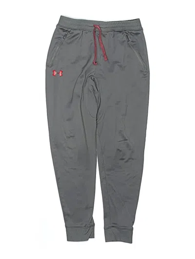 Pre-owned Under Armour Kids' Track Pants In Gray