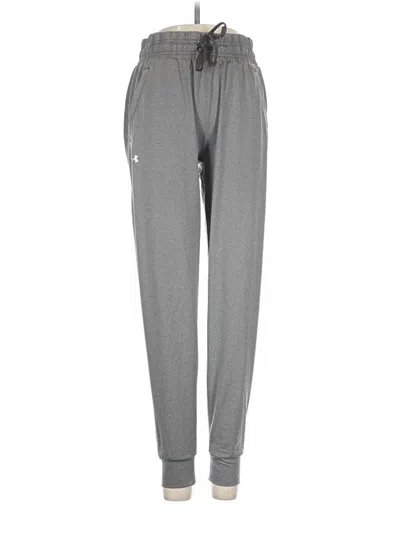 Pre-owned Under Armour Track Pants In Gray