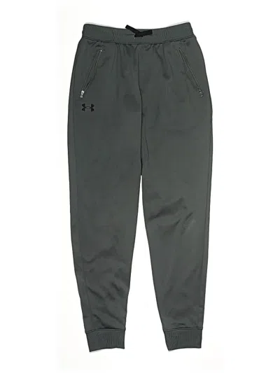 Pre-owned Under Armour Kids' Track Pants In Gray