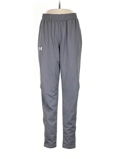 Pre-owned Under Armour Track Pants In Gray
