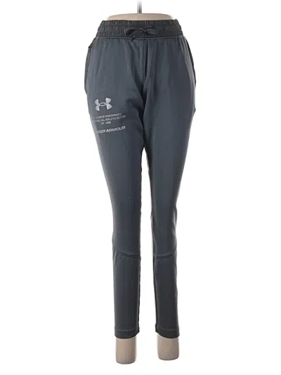 Pre-owned Under Armour Track Pants In Gray