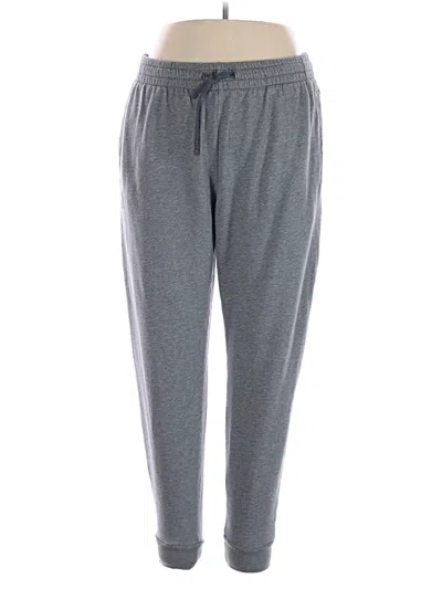 Pre-owned Under Armour Track Pants In Gray