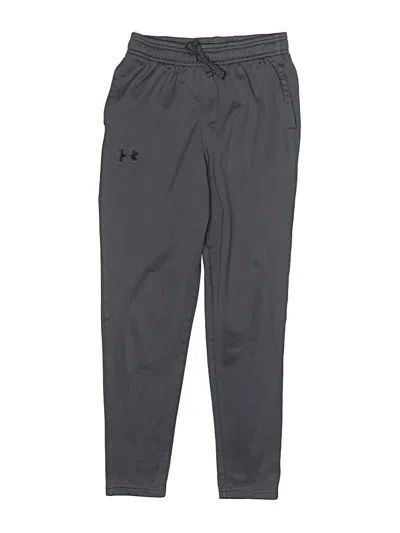 Pre-owned Under Armour Kids' Track Pants In Gray