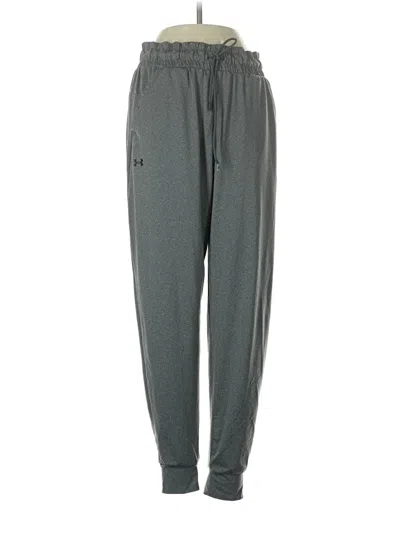 Pre-owned Under Armour Track Pants In Gray