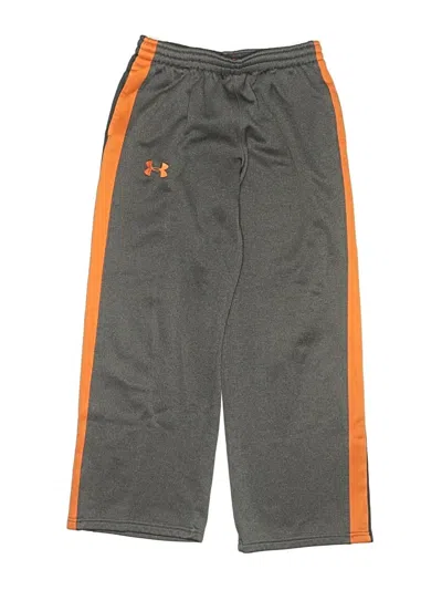 Pre-owned Under Armour Kids' Track Pants In Gray