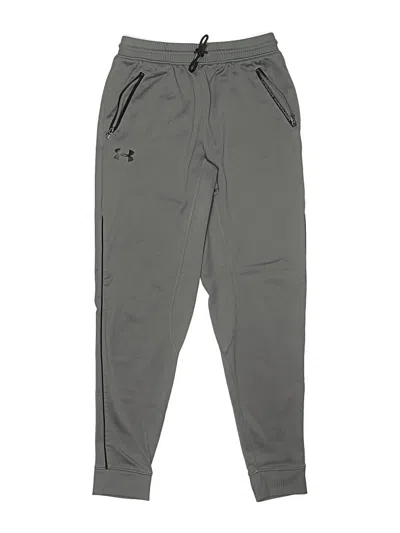 Pre-owned Under Armour Kids' Track Pants In Gray