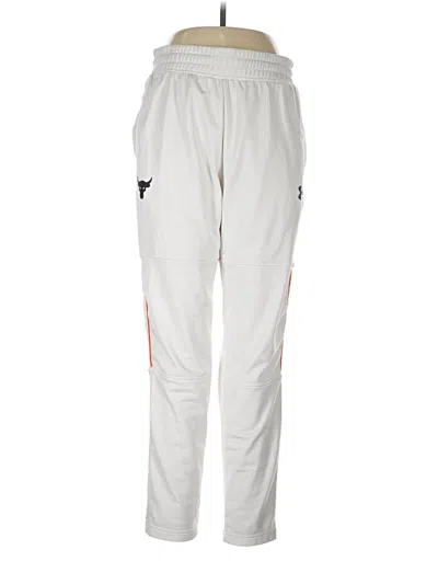 Pre-owned Under Armour Track Pants In Gray