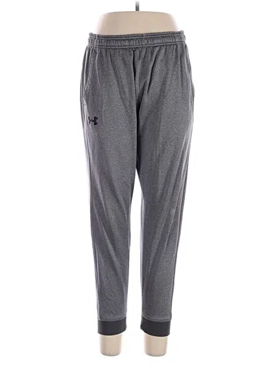 Pre-owned Under Armour Track Pants In Gray