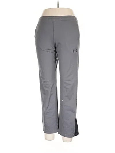 Pre-owned Under Armour Track Pants In Gray