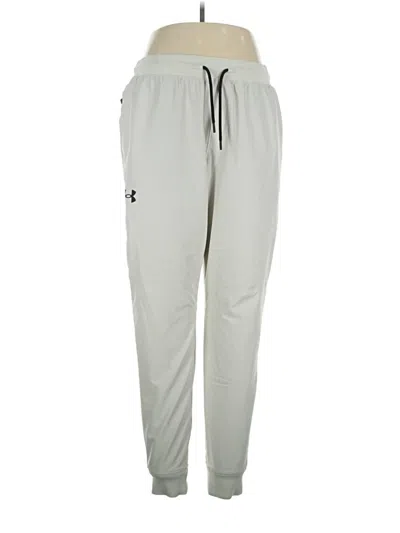 Pre-owned Under Armour Track Pants In Gray