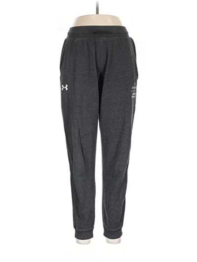 Pre-owned Under Armour Track Pants In Gray