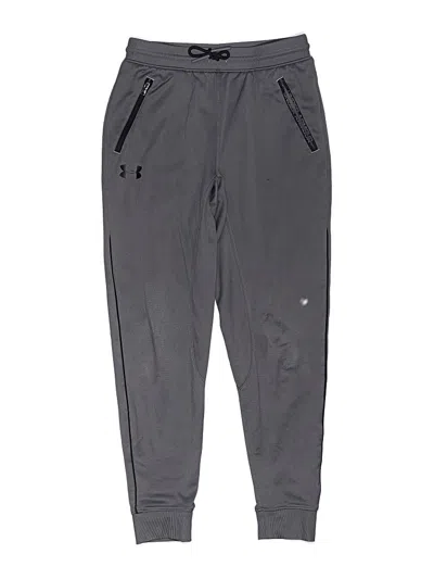 Pre-owned Under Armour Kids' Track Pants In Gray