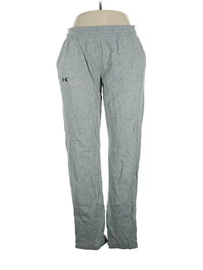 Pre-owned Under Armour Track Pants In Gray