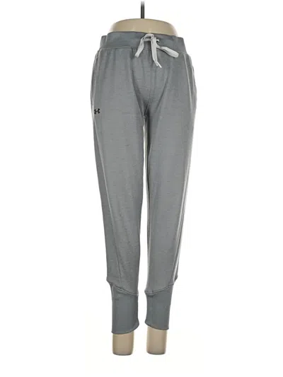 Pre-owned Under Armour Track Pants In Gray