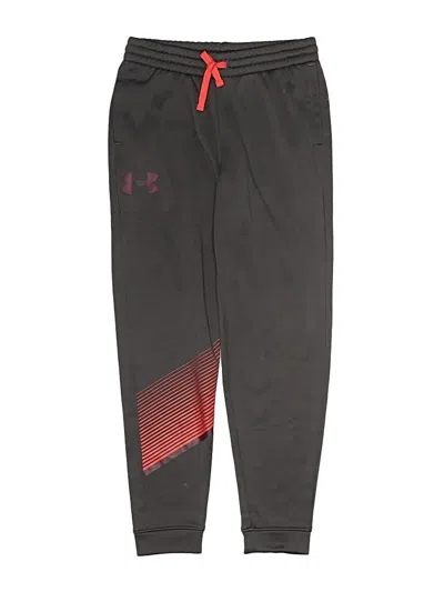 Pre-owned Under Armour Kids' Track Pants In Gray