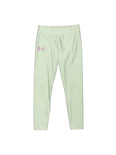 Pre-owned Under Armour Kids' Track Pants In Green