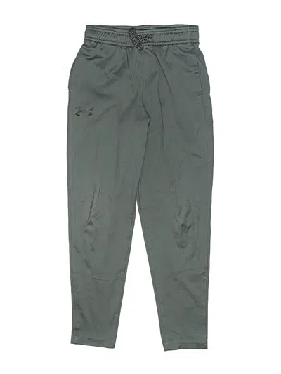 Pre-owned Under Armour Kids' Track Pants In Green