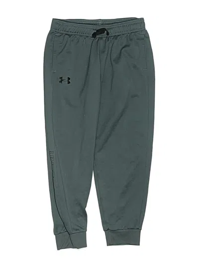 Pre-owned Under Armour Kids' Track Pants In Green