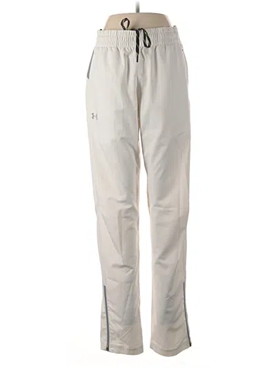 Pre-owned Under Armour Track Pants In Ivory