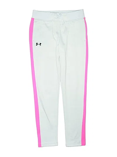 Pre-owned Under Armour Kids' Track Pants In Pink