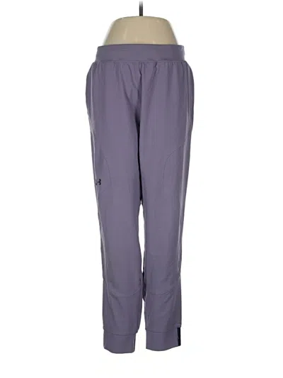 Pre-owned Under Armour Track Pants In Purple