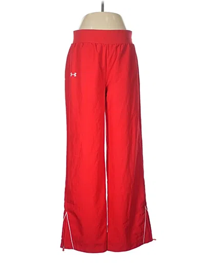 Pre-owned Under Armour Track Pants In Red