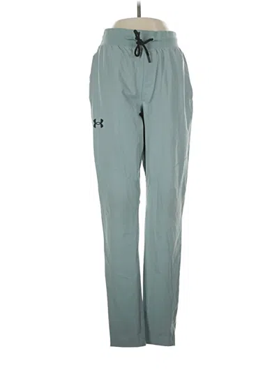 Pre-owned Under Armour Track Pants In Teal