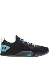 Under Armour Tribase Reign 3 "black Turquoise" Sneakers In Black
