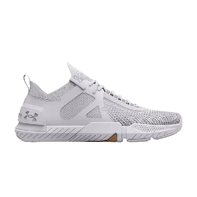 Pre-owned Under Armour Tribase Reign 3 'white Metallic Silver'