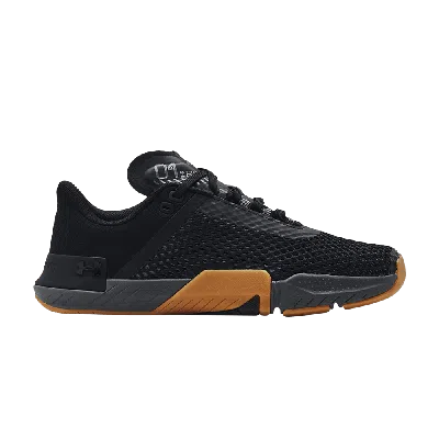 Pre-owned Under Armour Tribase Reign 4 'black Pitch Grey'