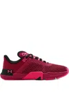 Under Armour Tribase Reign 4 "black Rose/penta Pink" Sneakers
