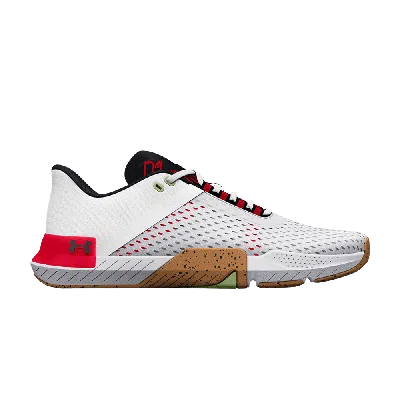 Pre-owned Under Armour Tribase Reign 4 'white Radio Red'