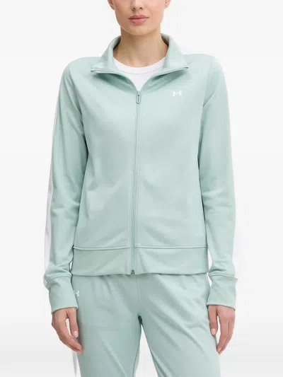 Under Armour Tricot Logo-print Tracksuit In Blue