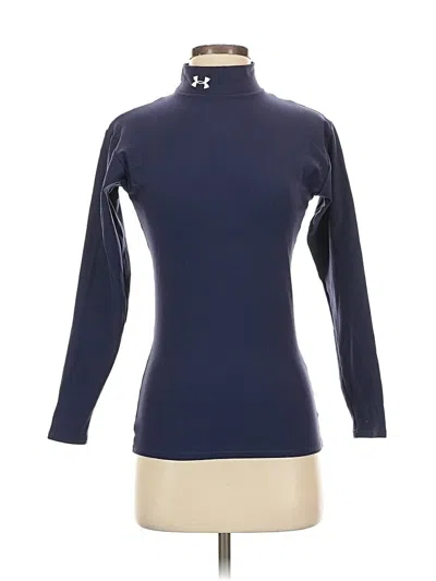Pre-owned Under Armour Turtleneck Sweater In Blue