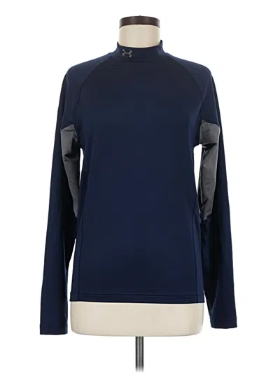 Pre-owned Under Armour Turtleneck Sweater In Blue