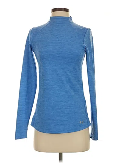 Pre-owned Under Armour Turtleneck Sweater In Blue