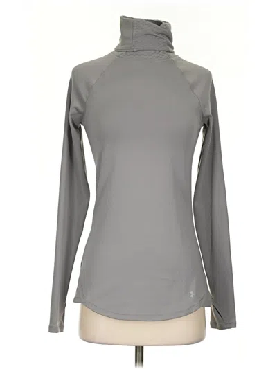 Pre-owned Under Armour Turtleneck Sweater In Gray