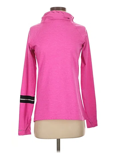 Pre-owned Under Armour Turtleneck Sweater In Pink