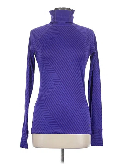 Pre-owned Under Armour Turtleneck Sweater In Purple