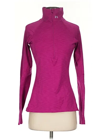 Pre-owned Under Armour Turtleneck Sweater In Purple