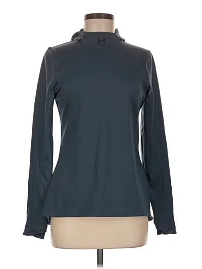 Pre-owned Under Armour Turtleneck Sweater In Teal