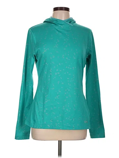 Pre-owned Under Armour Turtleneck Sweater In Teal