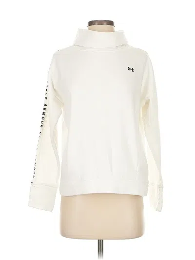 Pre-owned Under Armour Turtleneck Sweater In White