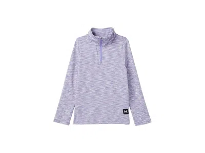 Under Armour Twist 1/2 Zip (big Kid) Girl's T Shirt Transparent : Md (10-12 Big Kid), Polyester/spandex
