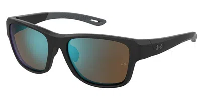 Under Armour Ua 0009/f/s Asian Fit 0vk/w1 Men's Sunglasses Black Size 58