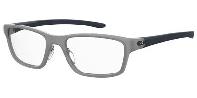Under Armour Ua 5000/g Asian Fit Men's Glasses, Grey, Size 55 In Gray